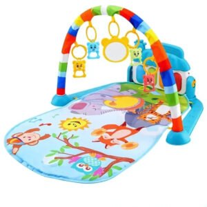 Interactive Safari Play Mat – Jungle-Themed Sensory Baby Mat