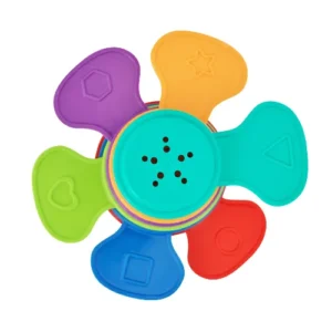 2-in-1 Bath & Sand Flower Stacking Toy